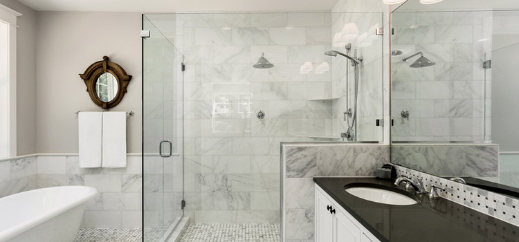 bathroom shower door installation in Lake Butler