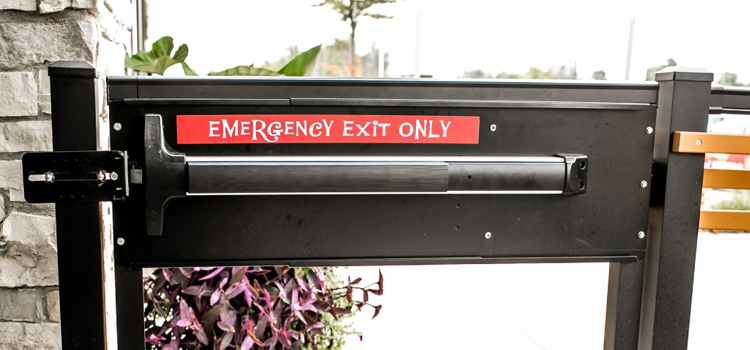 emergency push bar installation in Lake Butler